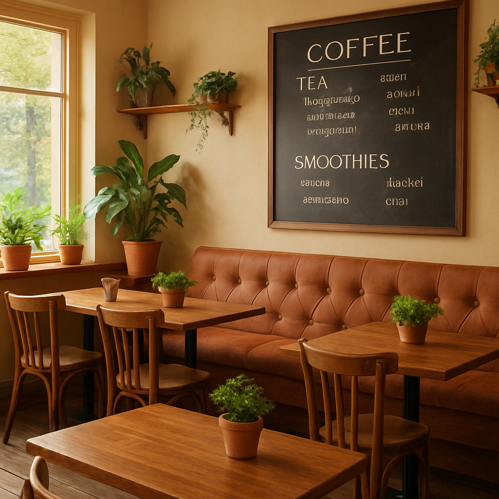 Friendly and cozy interior of Cups and Muffs Cafe at CQUniversity Rockhampton